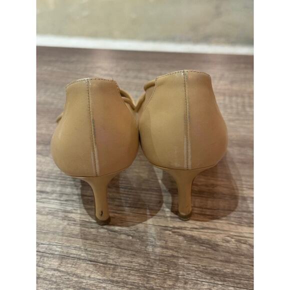 Vintage Chanel Mesh & Leather Cap-Toe Pumps | Size 38.5 RARE - Picture 3 of 10